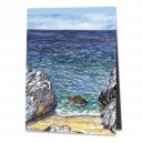 Moai mit Blick zum Meer