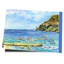 Fischerhafen Tarrafal mit Leuchtturm Ponta Preta