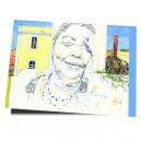 Wandbild Cesaria Evora in Mindelo
