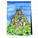 Damnoni Fels mit neuer, kleiner Kapelle